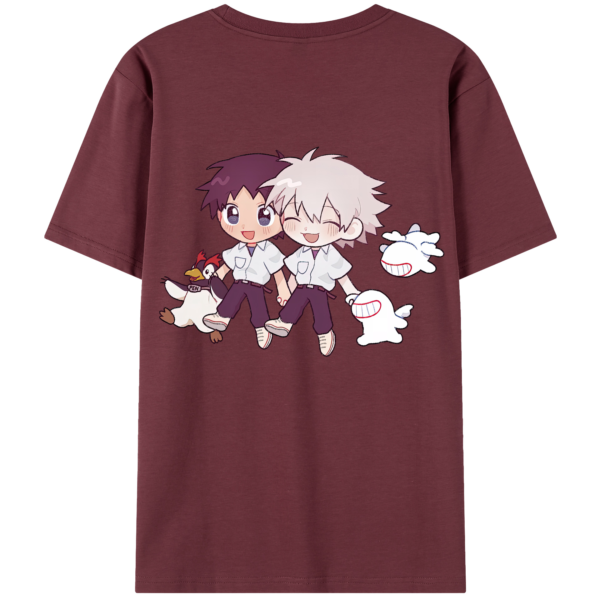 （画像用） EVA 新世紀エヴァンゲリオン 綿100％半袖Tシャツ（背面プリント）